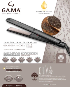 Planchita De Pelo Gama Elegance Chia Con Aceite De Chia en internet