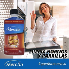 Limpia Hornos Y Parrilas Gel Merclin Desengrasante En Frio - tienda online