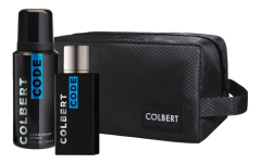 Perfume Hombre Colbert Code 60ml + Desod. + Bolso Necessaire - Tienda Ramona