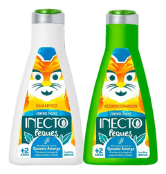 Kit Para Piojos Shampoo Y Acondicionador Inecto Peques