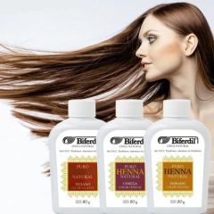 Henna Natural Coloracion Biferdil Color Vegetal Polvo 80g en internet