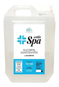 Alcohol Sanitizante 70/30 Con Glicerina Estilo Spa Bidon 5lt en internet