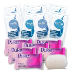 Combo Hotel 96 Jabones 20g + 96 Shampoo + 96 Acondicionador