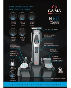 Cortadora De Pelo Inalambrica Gama Gc625 Recorta Barba - comprar online