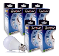 Lampara Led Luz Blanca 14w Rayovac 1521 Lúmenes Pack 6un
