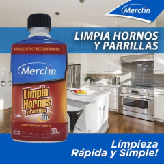 Limpia Hornos Y Parrilas Gel Merclin Desengrasante En Frio en internet