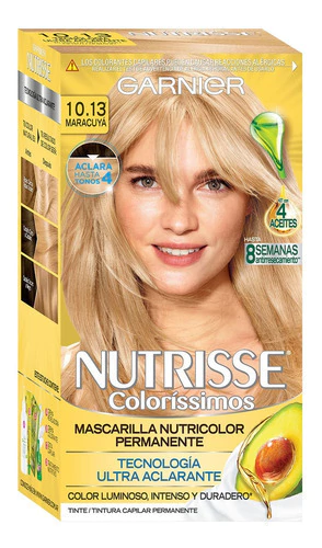 Coloración Tintura Permanente Garnier Nutrisse Colorissimos
