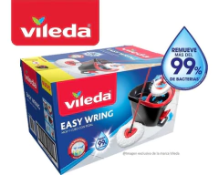 Mopa Balde Centrifugo Escurridor A Pedal Vileda Microfibra