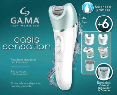 Depiladora Electrica Gama Oasis Sensation 6 Funciones - Tienda Ramona