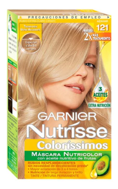 Coloración Tintura Permanente Garnier Nutrisse Colorissimos - comprar online