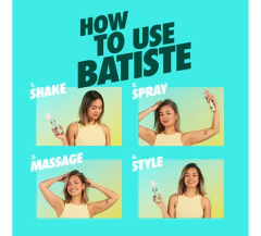 Shampoo Seco Batiste Original Lavado Sin Agua En Aerosol en internet