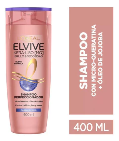 Shampoo Y Acondicionador Elvive Kera-liso Brillo 400ml - tienda online