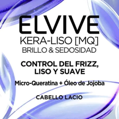 Shampoo Y Acondicionador Elvive Kera-liso Brillo 400ml en internet
