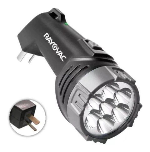 Linterna 7 Led Rayovac Recargable Alcance 48m