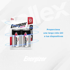 Energizer Max E95 2 X Pila D Grande Pila Alcalina 1.5v - Tienda Ramona