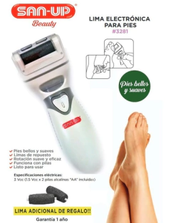 Lima Electrónica Para Pies San Up + Repuestos De Regalo en internet