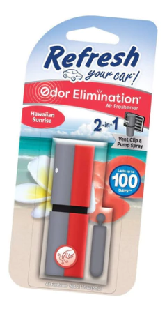 Perfume Para Auto Refresh Your Car Clip Spray 2en1 Hawaiian