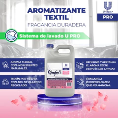 Aromatizante Textil Comfort Perfumina Para Telas Bidon 5lts en internet