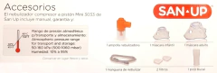Nebulizador A Pistón San-up Mini Con Accesorios en internet