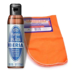 Pulidor De Plata Iberia Renovador Lustra Protege + Franela