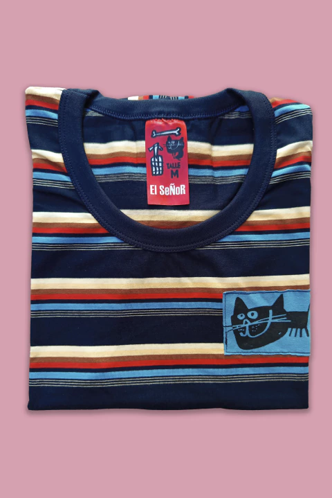 REME MUJER RAYAS AZUL - comprar online