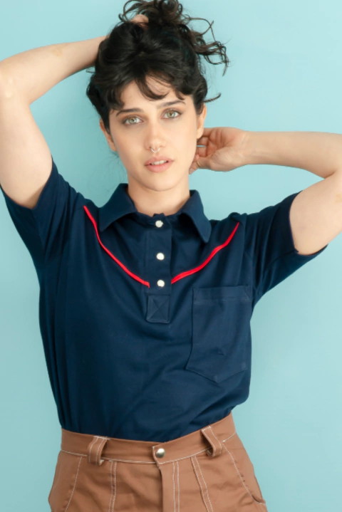 Chomba mujer AZUL - comprar online