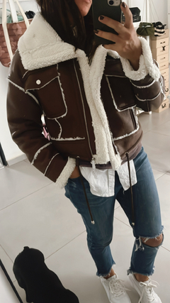 Campera gamulan chocolate - comprar online