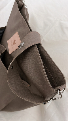 Bolso mykonos visón - tienda online