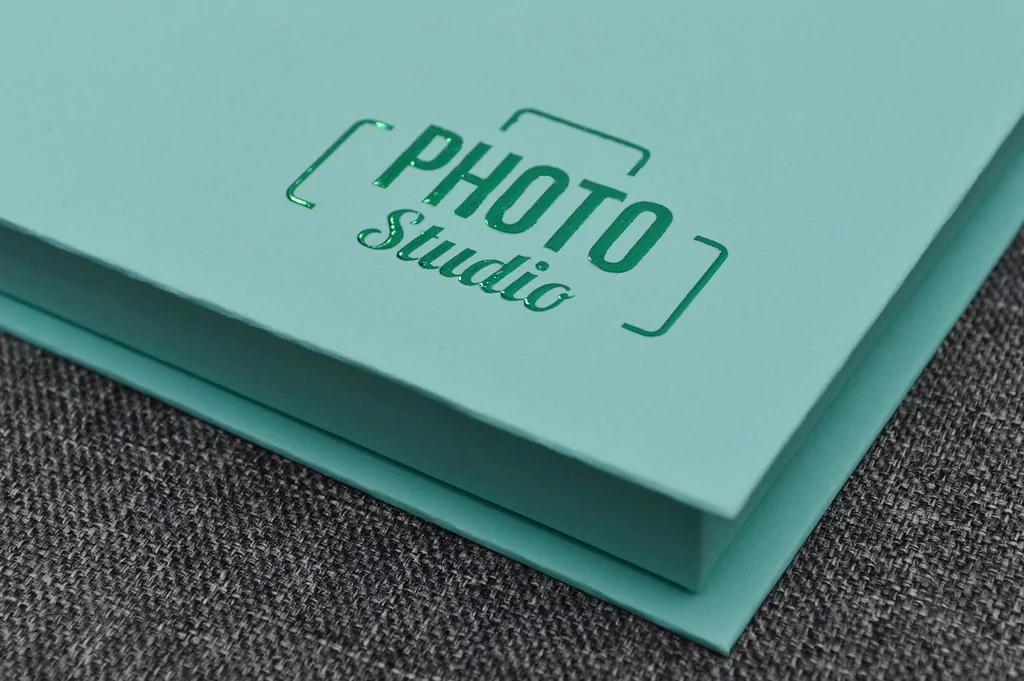 Kit com 30 caixas para pen drive e fotos 10x15 Curaçao Verde