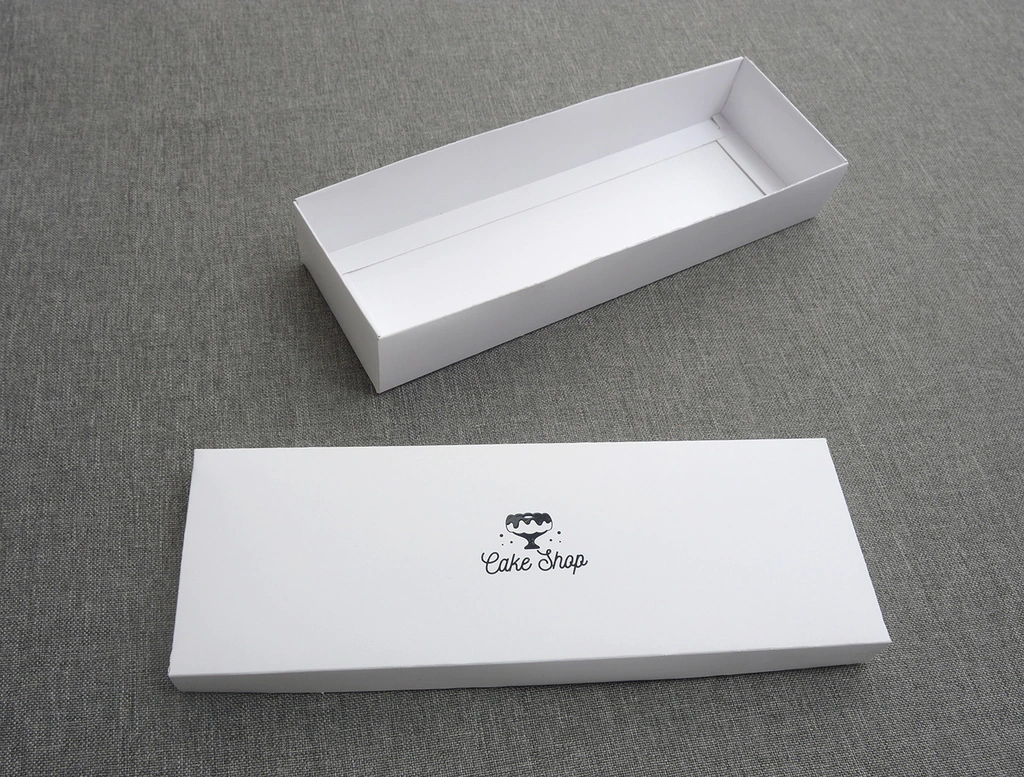 Embalagem personalizada triplex logo preto
