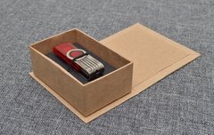Imagem do Kit 30 Caixas de Pen Drive kraft gravação Pink