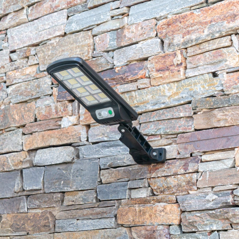 Reflector Led Solar Luminaria Calle Sensor Movimiento