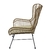 Imagen de Par Sillones 1 Cuerpo De Rattan Natural Denver Con Almohadon