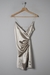 Vestido chini T.M Plateado (92322) - comprar online