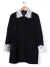 Tapado Zara T.M Negro Bordado Blanco (107851)