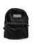 Mochila Pink Terciopelo Negro (110081)