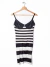 Vestido T.S Negro Y Blanco (99183)