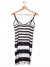 Vestido T.S Negro Y Blanco (99183) - comprar online