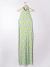 Vestido zara T.M Verde Amarillo Y Celeste (101654) - comprar online
