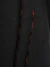 Vestido beat T.M Negro Costuras Rojas (105741) en internet