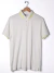 Remera zara T.m Crudo Cuello Linea Verde (107781)