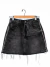 Pollera Stradivarius T.26 Denim Negro (110937)