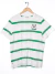 Remera Lacoste T.L Blanco Y Verde (M9295)