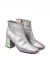 Imagen de 2da Bota Jazmin Chebar T.37 Plateado Cuero (88091)