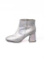 2da Bota Jazmin Chebar T.37 Plateado Cuero (88091) en internet