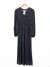 Vestido Zara T.XS Negro Flores (110114)
