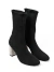 Bota Jazmin Chebar T.40 Negro Taco Strass (109988)