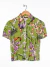 Camisa Las pepas T.S Verde Estampa Flores (111217)