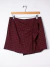 Short zara T.L Negro Y Rojo (102587) - comprar online