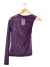 Remera beat maga corta T.M Negro Y Violeta (M9045)